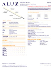 ALUZ ZUCO Standard BIOS Illuminated Installation Instructions Manual