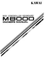 KAWA M8000 Owner's Manual