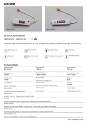 HAISEN HB001VCR-1A Manual