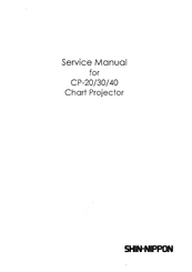 Shin-Nippon CP 20 Service Manual