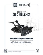 IronCraft FDM44 Operation And Parts Manual