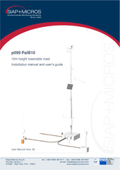 SIAP+MICROS p099 PalB10 Installation Manual And User's Manual
