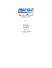 DryAIR 2100-DG Series Operator's Manual