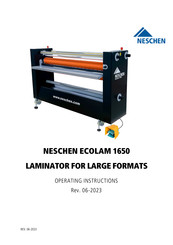 Neschen ECOLAM 1650 Operating Instructions Manual
