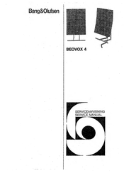 Bang-Olufsen BEOVOX 4 Service Manual