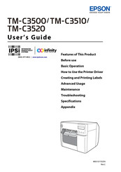 Epson TM-C3520 User Manual