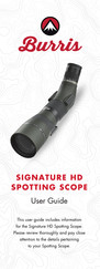 Burris SIGNATURE HD SPOTTING SCOPE User Manual