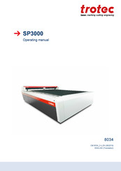 Trotec SP3000 Operating Manual