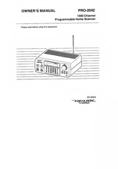 Radio Shack REALISTIC PRO-2042 Owner's Manual