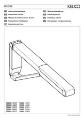 KEUCO Axess 35003 010851 Instructions For Use Manual