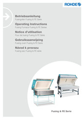 Rohde Fusing 40 Operating Instructions Manual