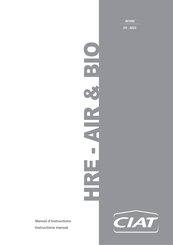 CIAT HRE-AIR Series Instruction Manual