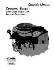 Kohler CV17-CV26 Owner's Manual