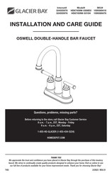Glacier bay HD67459W-0308D2 Installation And Care Manual