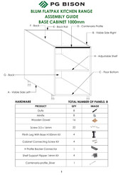 PG BISON BLUM FLATPAX Assembly Manual