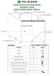 PG BISON BLUM FLATPAX Assembly Manual