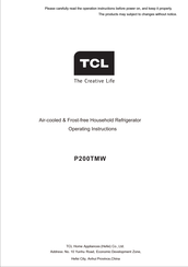 TCL P200TMW Operating Instructions Manual