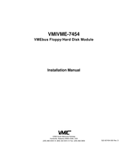 VMIC VMIVME-7454 Installation Manual