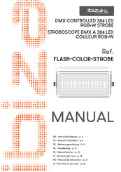 Ibiza FLASH-COLOR-STROBE Instruction Manual