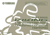 Yamaha VIKING YXM70VPXG Owner's Manual