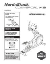 NordicTrack Commercial 14.9 User Manual