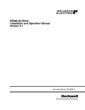 Rockwell Automation Reliance SP500 Installation And Operation Manual