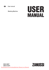 Zanussi ZWG 6100P User Manual