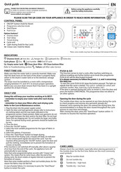 Indesit YT M11 83K RX EU Quick Manual