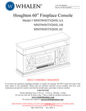 Whalen Houghton MNFP60HTN26HLAA Manual