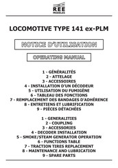 REE MODELES 141 ex-PLM Operating Manual