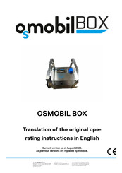 VF OSMOBIL BOX Translation Of The Original Operating Instructions