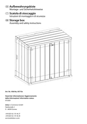 dobar 95614e Assembly And Safety Instructions