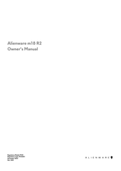 Dell Alienware m18 R2 Owner's Manual