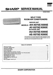 Sharp AY-X075E Service Manual
