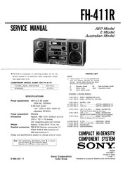 Sony FH-411R Service Manual