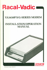 Racal-Vadic VA3453S Installation & Operation Manual