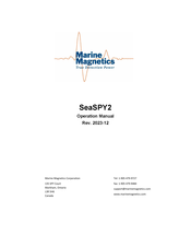 Marine Magnetics SeaSPY2 Operation Manual