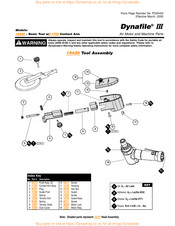 Dynabrade Dynafile III Assembly Instructions Manual