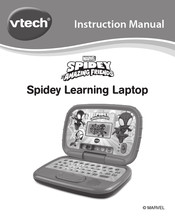 VTech MARVEL SPIDEY and his AMAZING FRIENDS Spidey Learning Laptop Instruction Manual