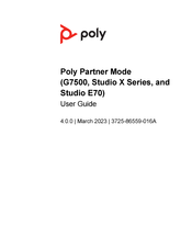 Poly Studio X Series User Manual