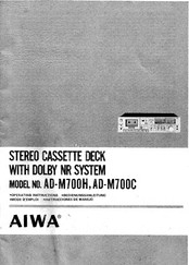 Aiwa AD-M700H Operating Instructions Manual