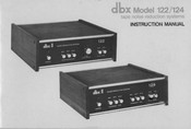 dbx 124 Instruction Manual