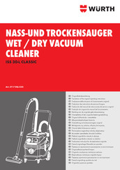wurth ISS 30-L CLASSIC Translation Of The Original Operating Instructions