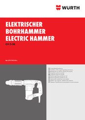 wurth CH 5-SE Translation Of The Original Operating Instructions