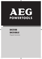 AEG BKS18B Original Instructions Manual