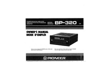 Pioneer BP-320 Owner's Manual