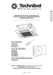 Technibel CAV92C5TA Series Operating Instructions Manual