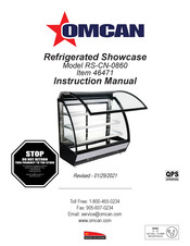 Omcan RS-CN-0860 Instruction Manual