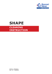 Bonnet Neve Shape E Design Cleaning Instruction