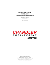 Ametek Chandler Engineering 8340 Instruction Manual